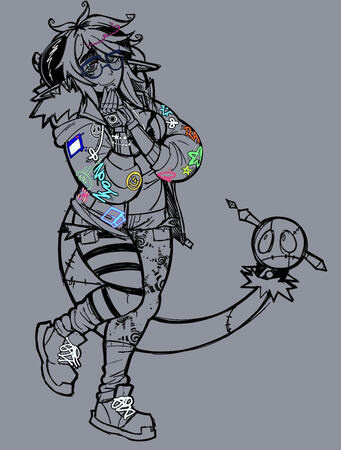 Thick/bold fullbody sketch