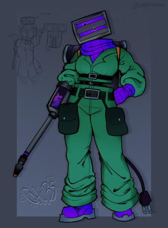 Full body detail